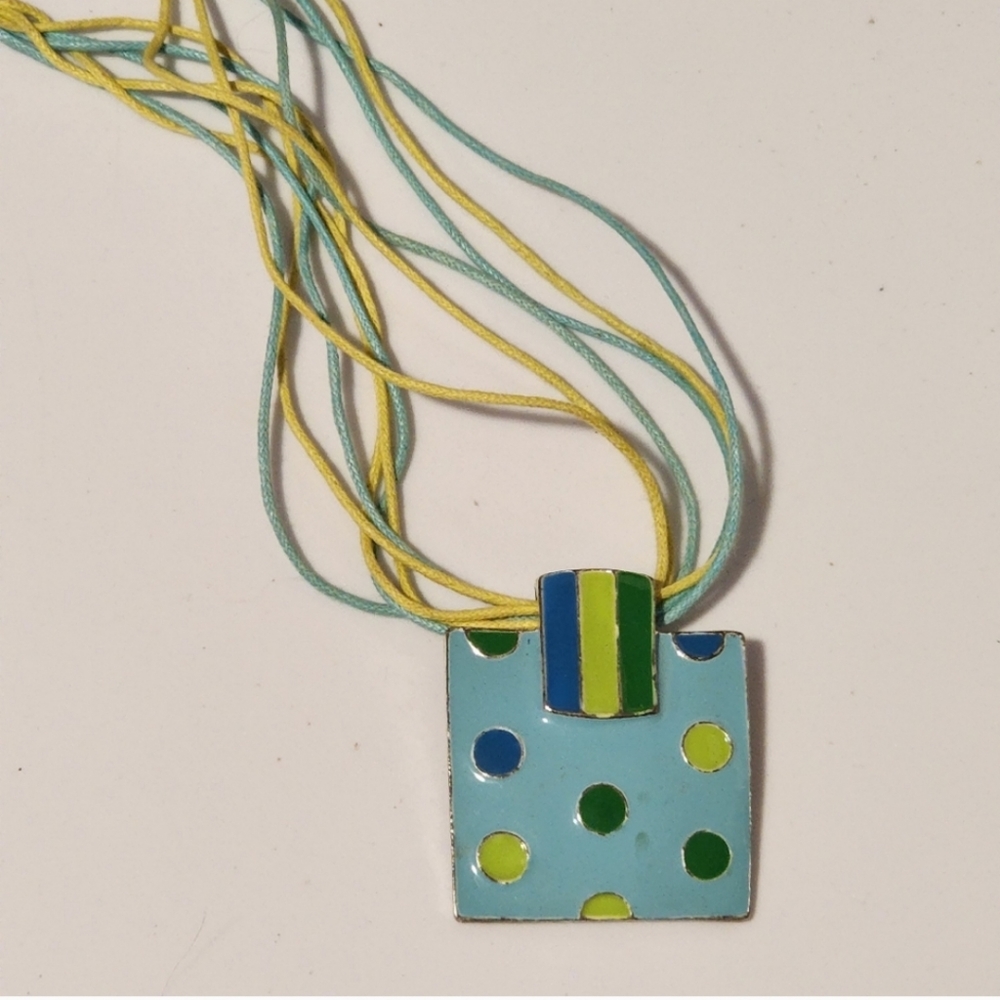 💙💚🌊 Beautiful Green & Blue Pendant Necklace (14–17")